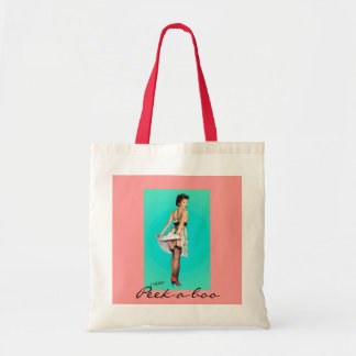 Pinup "Peek-a-boo" tote Bag