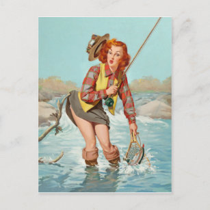 Fishing Pinup Girl