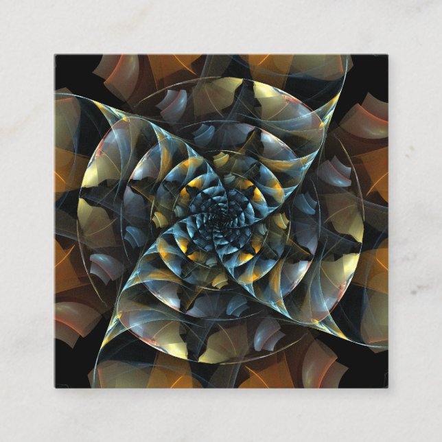 Pinwheel Abstract Art Enclosure Card (Front)