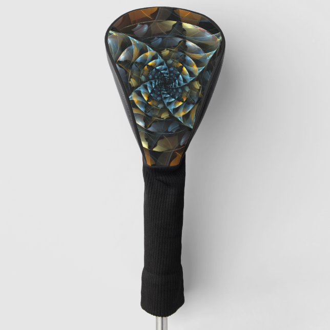 Pinwheel Abstract Art Golf Head Cover (Front)