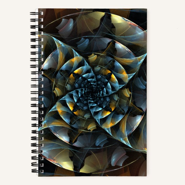 Pinwheel Abstract Art Notebook (Front)