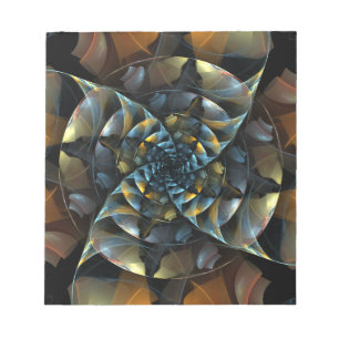 Pinwheel Abstract Art Notepad