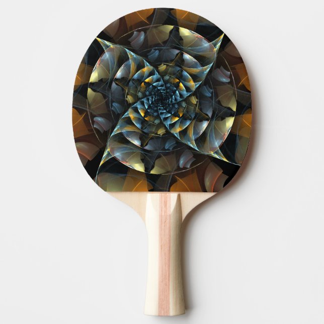 Pinwheel Abstract Art Ping Pong Paddle (Front)