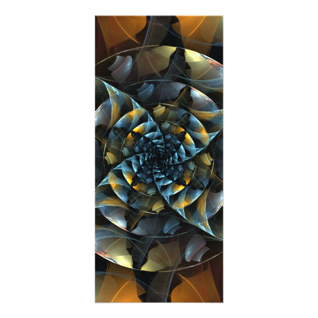 Pinwheel Abstract Art Rack Card (Front)