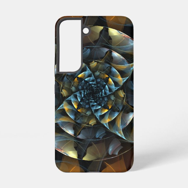 Pinwheel Abstract Art Samsung Galaxy S22 Case (Back)