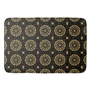 Pinwheel Gold Bath Mat