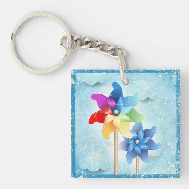 Pinwheel Key Ring (Front)