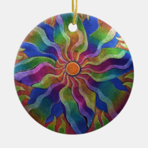 Pinwheel Mandala Ornament
