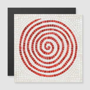 PINWHEEL MOSAIC 5.25" Square Thin Magnetic Card