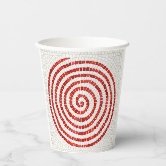 PINWHEEL MOSAIC Paper Cup (Front)