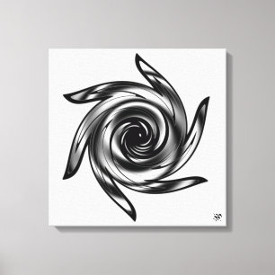 Pinwheel of life canvas print