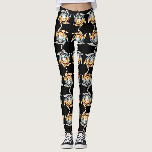 Pinwheel of life leggings (Front)