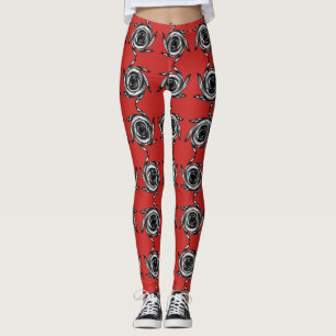 Pinwheel of life leggings