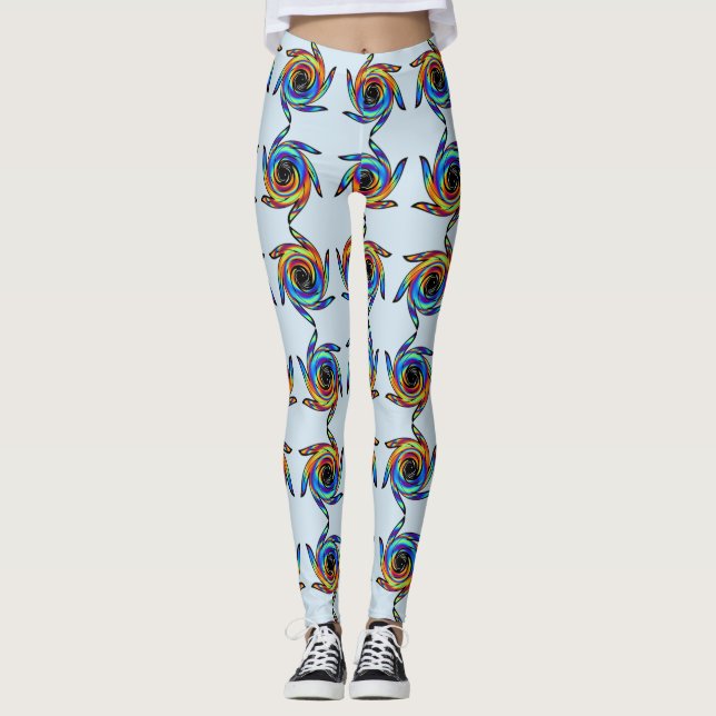 Pinwheel of life leggings (Front)