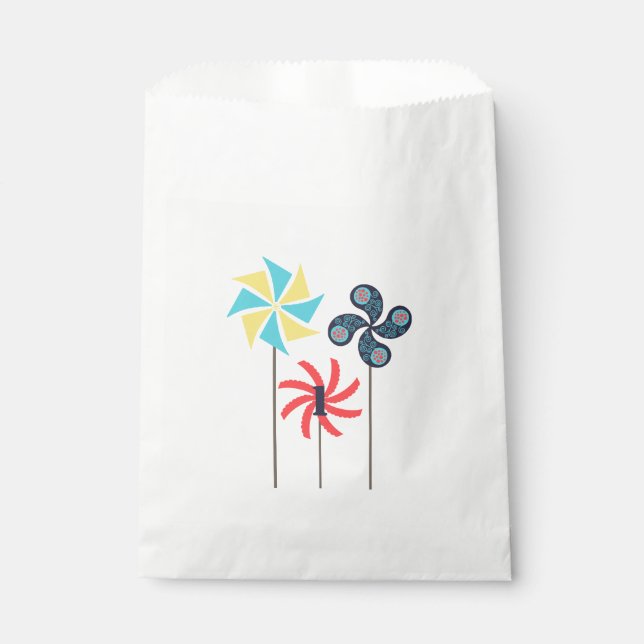 Pinwheel Party Favour Bag {Editable Age} (Front)