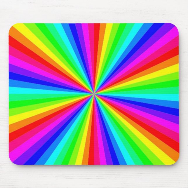PINWHEEL RAINBOW MOUSE PAD (Front)