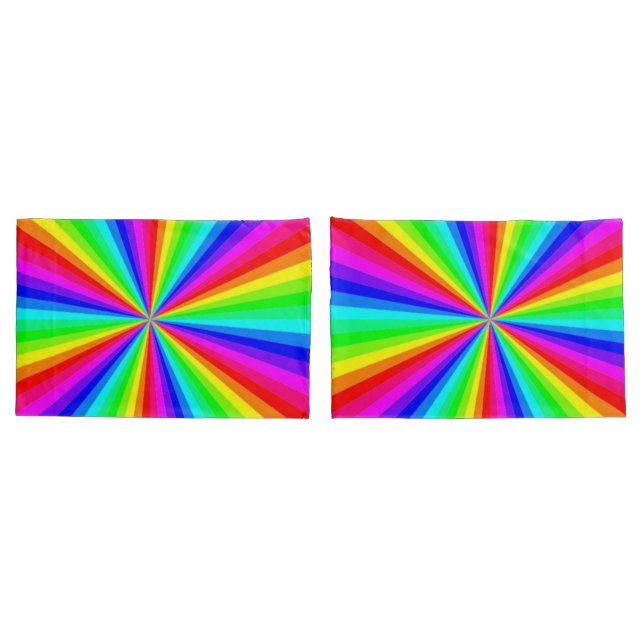PINWHEEL RAINBOW PILLOWCASE (Back-Set)