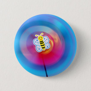 Pinwheel toy button