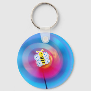 Pinwheel toy keychain