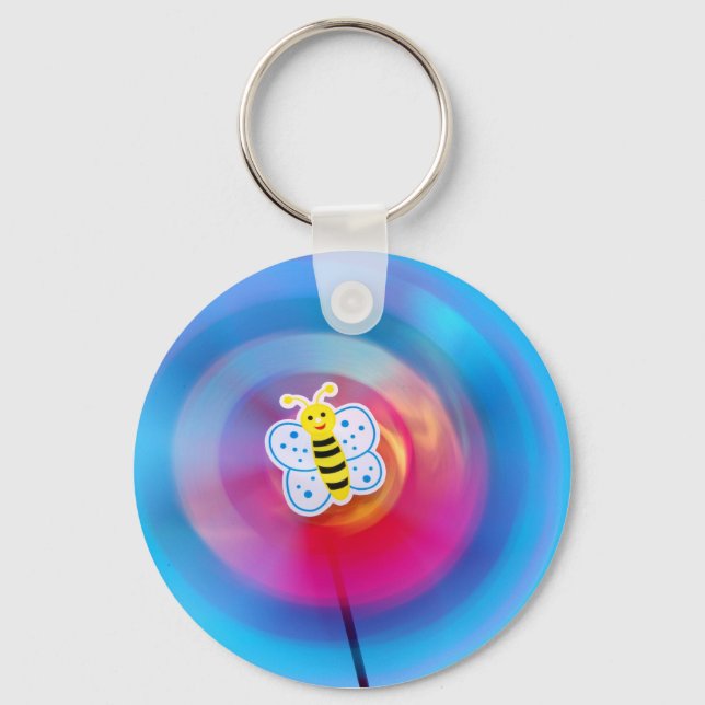 Pinwheel toy keychain (Front)
