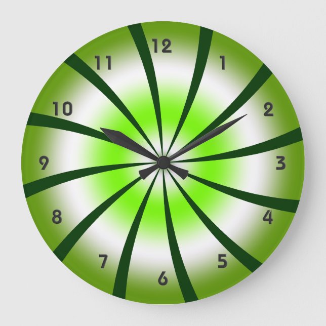 Pinwheel Wall Clock (Front)