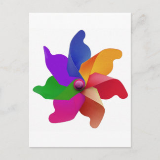 Pinwheeled Postcard