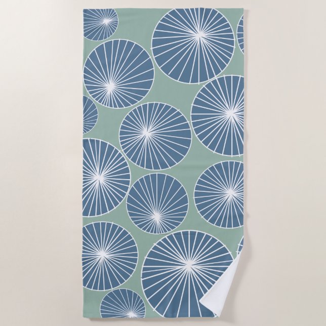 Pinwheels  beach towel (Front)