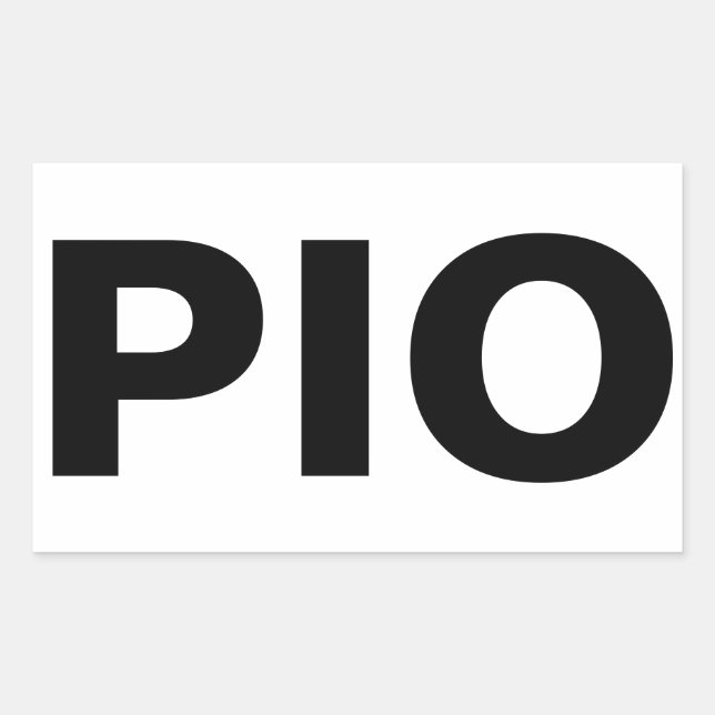 PIO: sheet of rectangular stickers by ALXSw (Front)