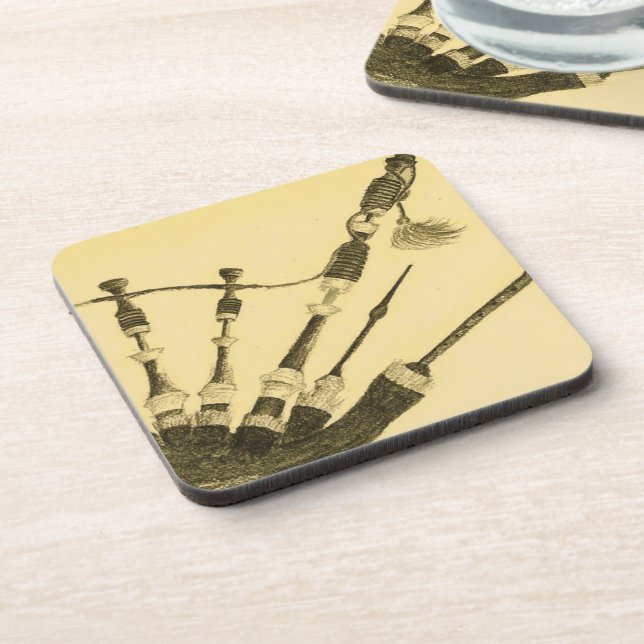 Pìob mhòr coaster (Left Side)