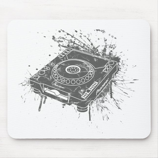 Pioneer CDJ-1000 Graffiti Mouse Pad (Front)