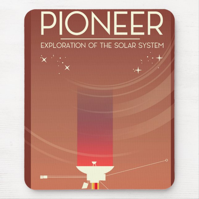 Pioneer Exploration of the Solar System Mouse Pad (Front)