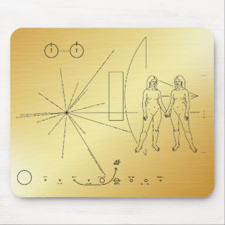 Pioneer plaque Women Mouse Pad