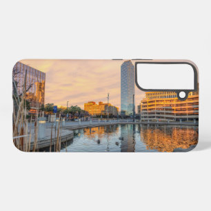 Pioneer Plaza Pond Morning Samsung Galaxy Case