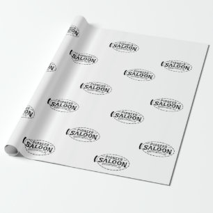 Pioneer Saloon Wrapping Paper