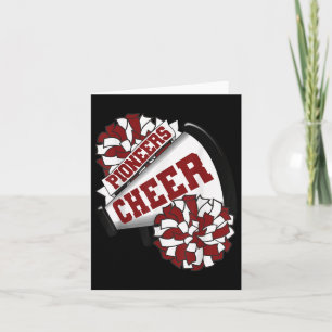 Pioneers Cheer Back To School Cheerleading Spirit  Card