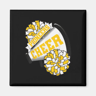 Pioneers Cheer Back To School Cheerleading Spirit Magnet