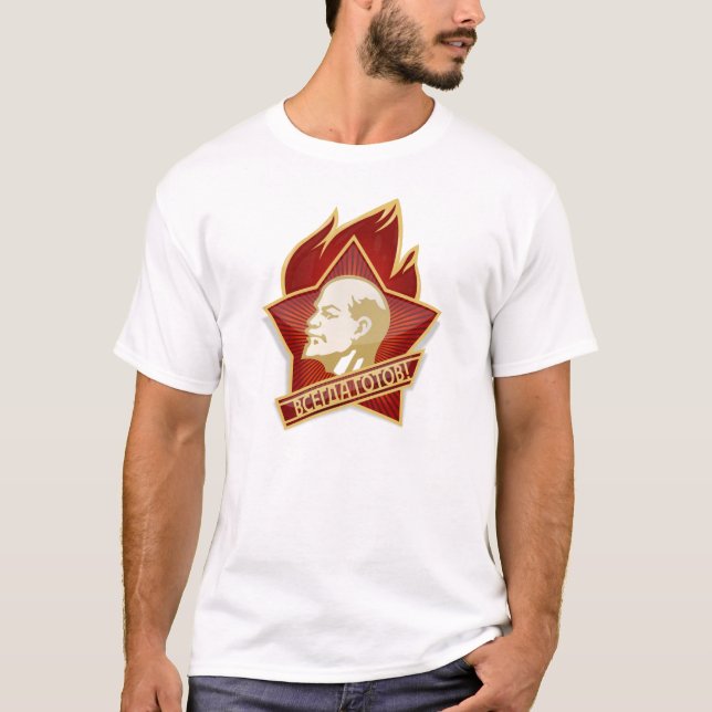 Pioneers Pin T-shirt feat. Lenin (Front)