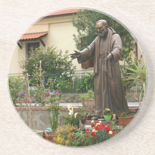 Pioppi, Italy custom coaster (Front)