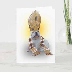 Pious Bulldog Card