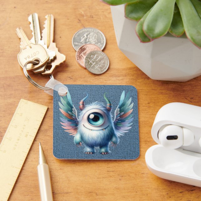 Pip - One-Eyed Monster Keychain (Desk)