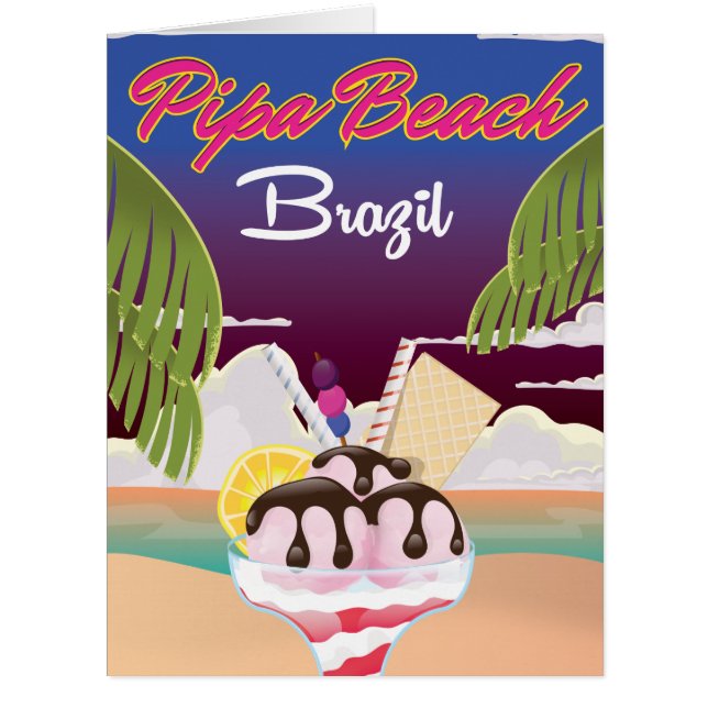 Pipa Beach Brazil Vacation poster (Front)