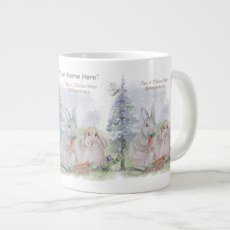 "Pipa & Marlow" Boganhues Print  Large Coffee Mug