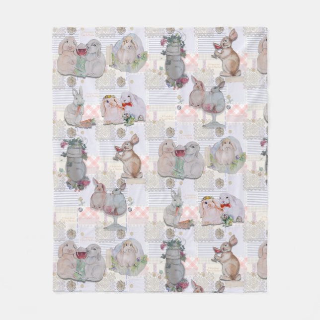 Pipa & Marlow Theme  Fleece Blanket (Front)