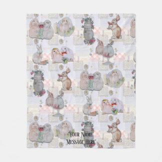 Pipa & Marlow Theme  Fleece Blanket