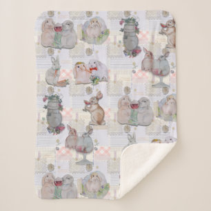 Pipa & Marlow Theme  Sherpa Blanket