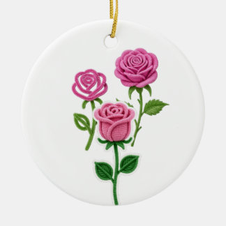 Pipe Cleaner Flower Ceramic Tree Decoration