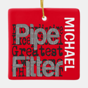 Pipe Fitter Extraordinaire CUSTOM Ceramic Ornament
