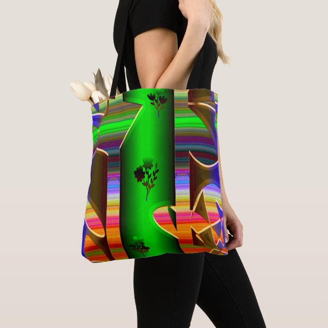 Pipe Network 2 Tote Bag (Close Up)