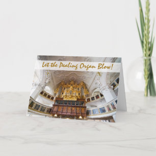 Pipe organ in Stadtkirche, Celle Christmas card