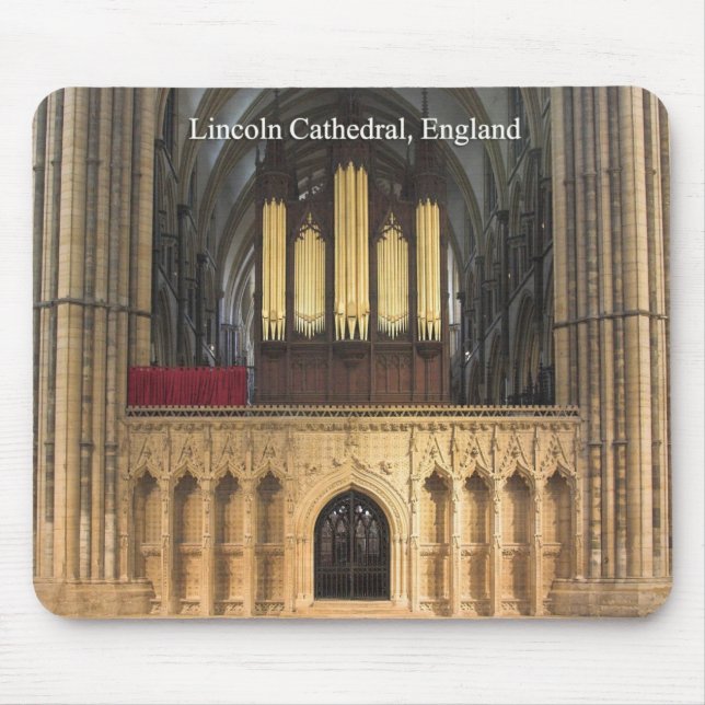 Pipe organ mousepad lincoln cathedral (Front)